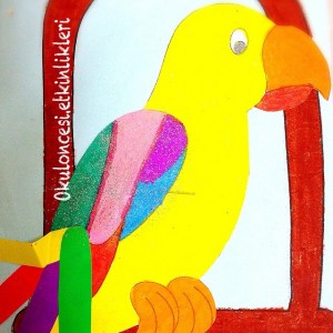 free parrot craft idea for kids (2)