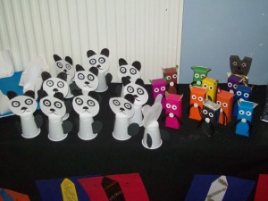 paper cup panda craft