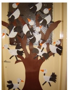 stork craft idea for kids