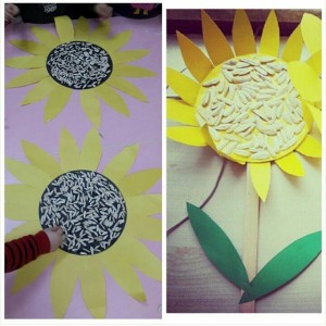 sun flower craft (2)