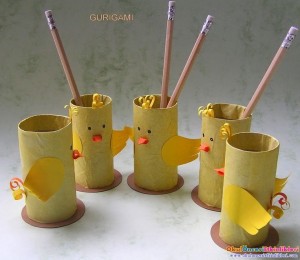 toilet paper roll chick craft