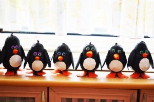 balloon penguin craft idea
