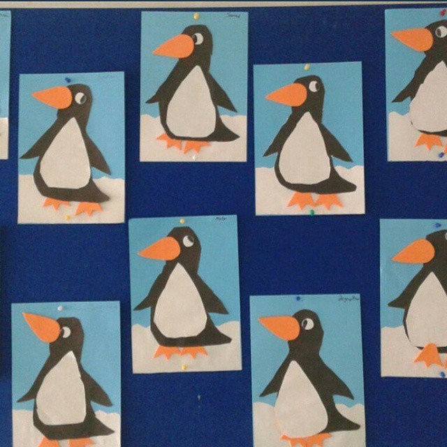 penguin craft idea preschool crafts paper kindergarten worksheets preschoolactivities
