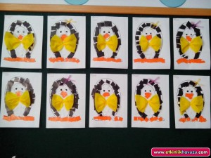 penguin craft with template (2)
