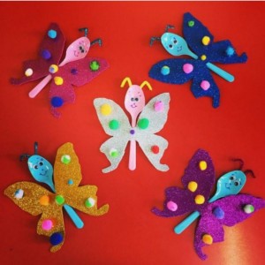 spoon butterfly craft