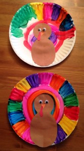 Paper Plate Turkey Craft idea for kids