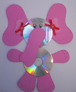 cd elephant craft with template (2)