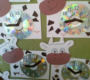 cow clock craft