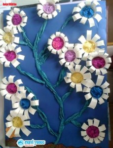 paper cup flower craft