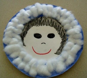 paper plate eskimo
