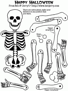printable skeleton  pattern coloring (1)