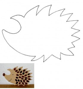 seed hedgehog craft idea