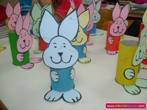 toilet paper roll bunny craft