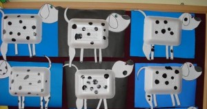 Dalmatian dog craft (1)
