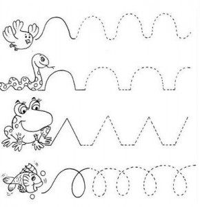 animal trace worksheets