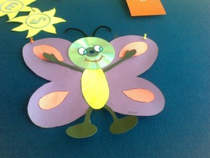 cd butterfly craft