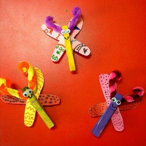 clothespin butterfly craft