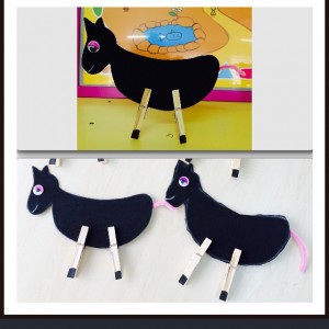 clothespin horse crafts