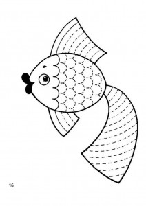 fish trace worksheet