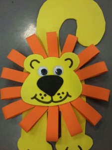 free lion craft idea
