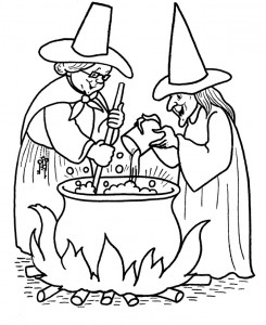 printable witch coloring page (3)