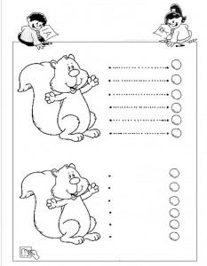 squirrel trace line worksheet