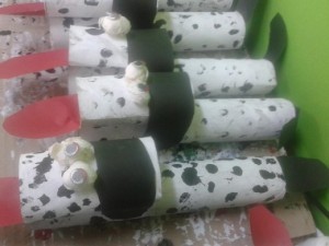 toilet paper roll dog crafts