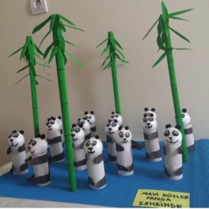 toilet paper roll panda craft