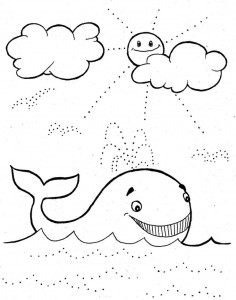whale trace worksheet