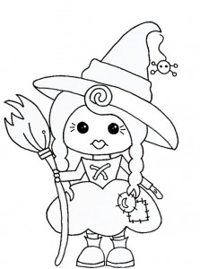 witch coloring page for kids (4)