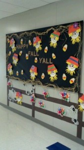 Preschool fall bulletin board