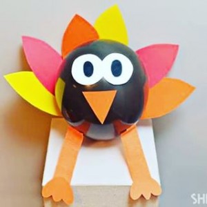 balloon turkey craft
