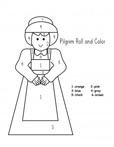 color by number pilgrim