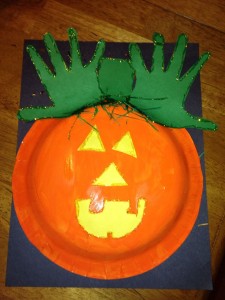 halloween pumpkin craft