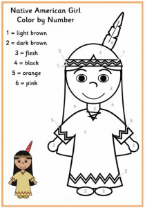 native_american_girl_color_by_number