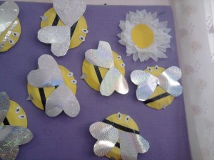 paper plate bee craft idea