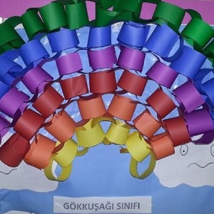 rainbow craft idea for kids