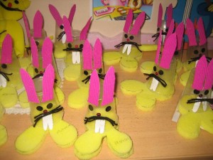 sponge bunny craft