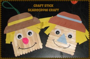 stick scarecrow craft
