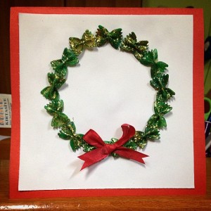 christmas wreath craft