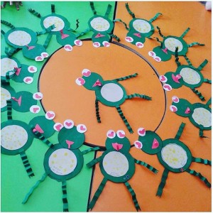 frog craft idea for kids (6)