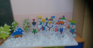 snowman bulletin board