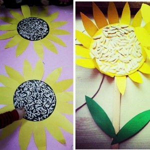 sunflower craft idea