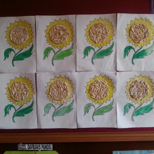 sunflower craft idea for kids