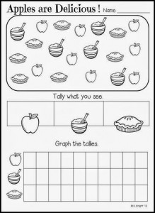 apple graph worksheet