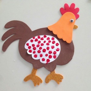 chicken craft idea for kids (5)