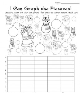 holiday graph worksheet for kids