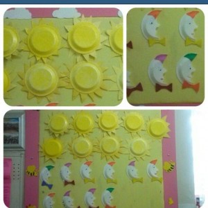 paper plate sun craft idea