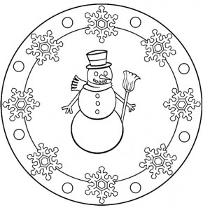 snowman mandala coloring (1)