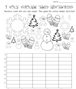 winter graph worksheet